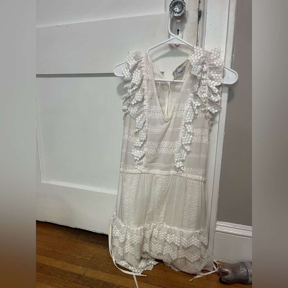 Beautiful White lave detail Suboo dress